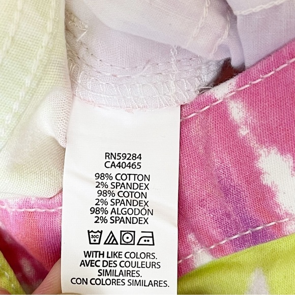 THE CHILDREN’S PLACE Girls Print Denim Skimmer Shorts - In The Pink - Size 6X/7 - Picture 5 of 9